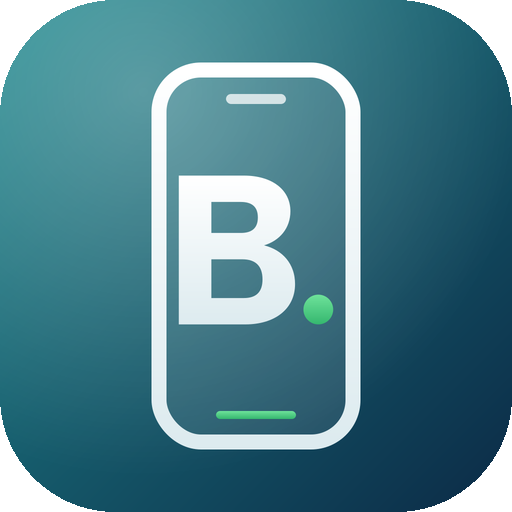 Logo Les apps de Benoît : un « B. » dans un smartphone